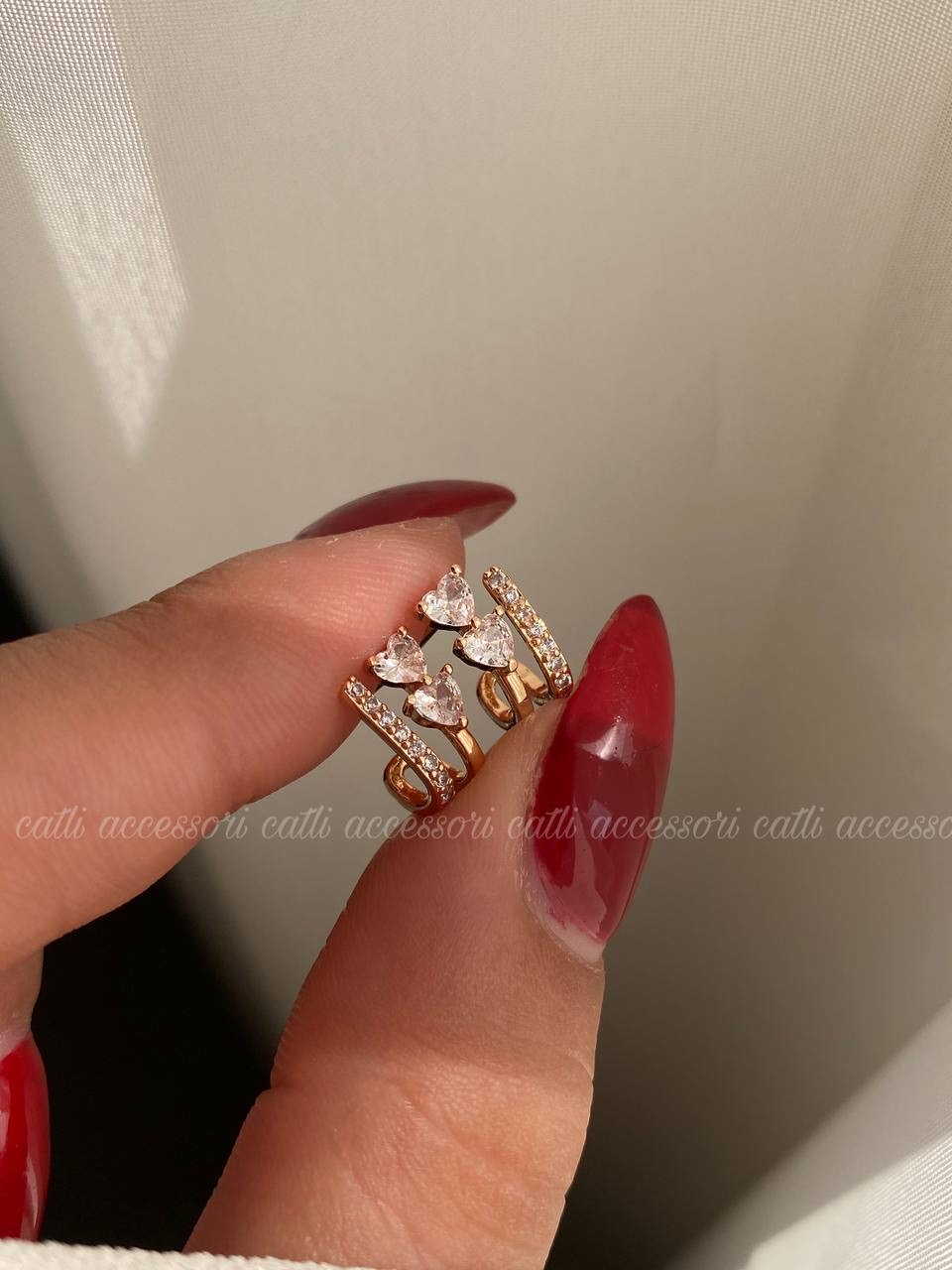 گوشواره ژوپینگ ‌طلایی