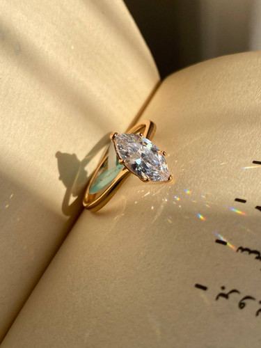 انگشتر تک نگین ژوپینگ