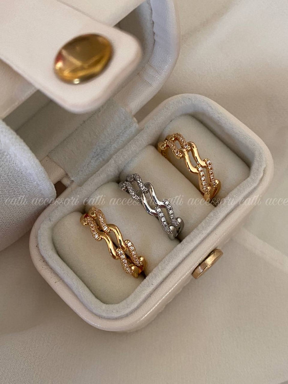 انگشتر استیل رنگ ثابت