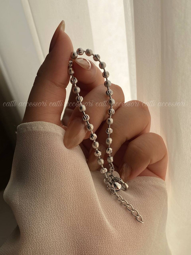 دستبند ژوپینگ نقره ای