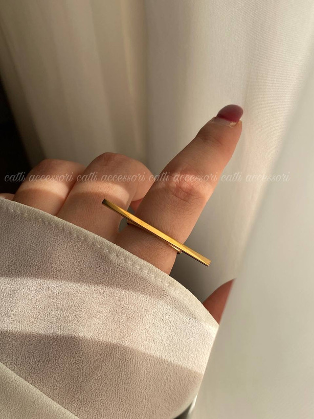 انگشتر استیل زنانه