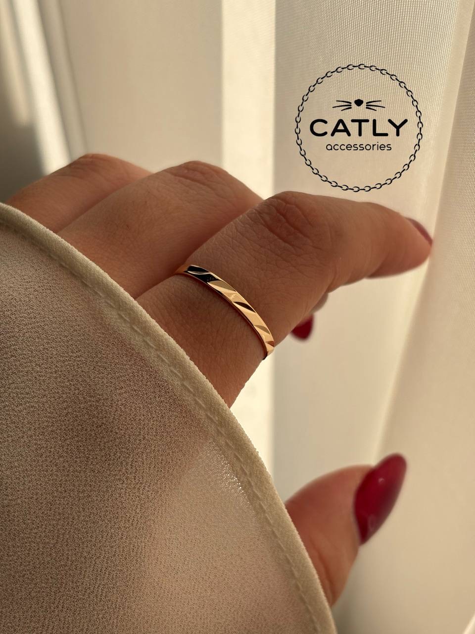 انگشتر طلایی استیل