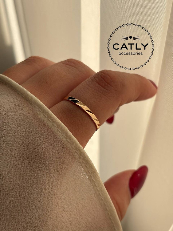 انگشتر طلایی استیل